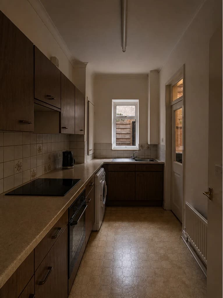 Kitchen Extension before