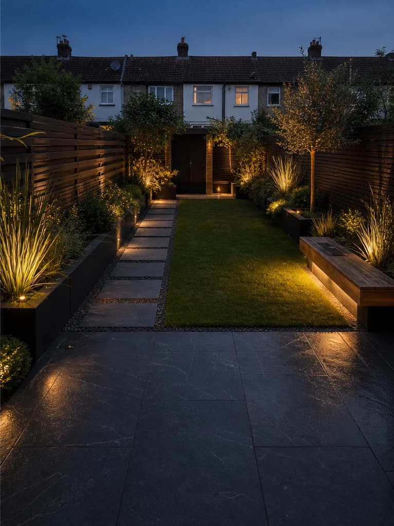 Landscaping after