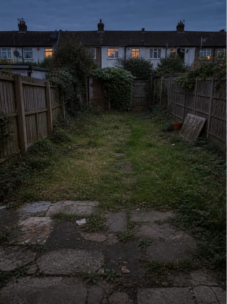 Landscaping before